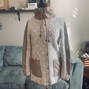 Anthropologie Sleeping on Snow Blanket Sweater Size Small